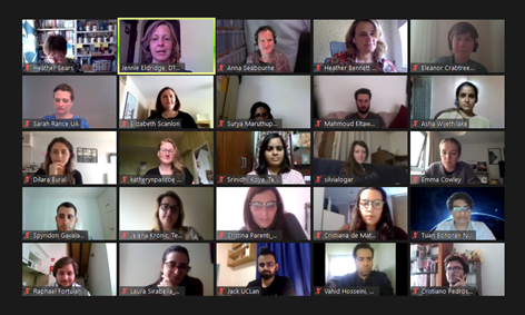 UA_DTA's tweet photo. Lovely day getting to know our new DTA3 @MSCActions Cofund Doctoral researchers, thank you for engaging and sharing. See you all tomorrow #StayConnected #dtacommunity #DTASpring2020 https://t.co/fTcFUJHEw2