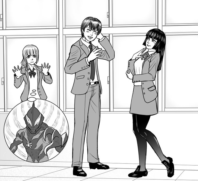いつか学園物を描くための練習その2 