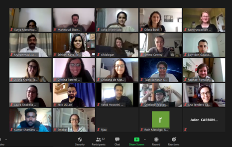 UA_DTA's tweet photo. Lovely day getting to know our new DTA3 @MSCActions Cofund Doctoral researchers, thank you for engaging and sharing. See you all tomorrow #StayConnected #dtacommunity #DTASpring2020 https://t.co/fTcFUJHEw2