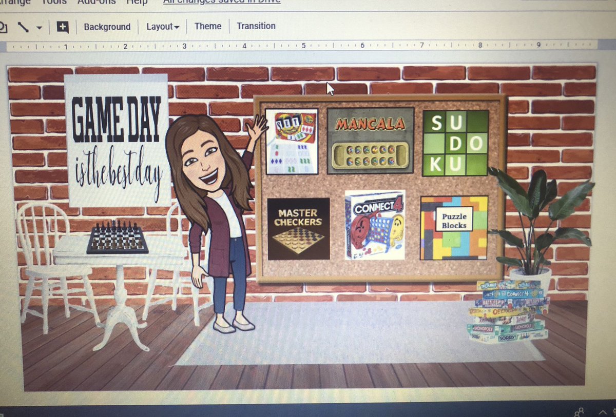 BorchardtQuest's tweet photo. So thankful @MrsSaathoffGT runs with my crazy ideas! She created a virtual Bitmoji classroom to house our Virtual Game day next and I just love it!! https://t.co/2SRZrYVCJs