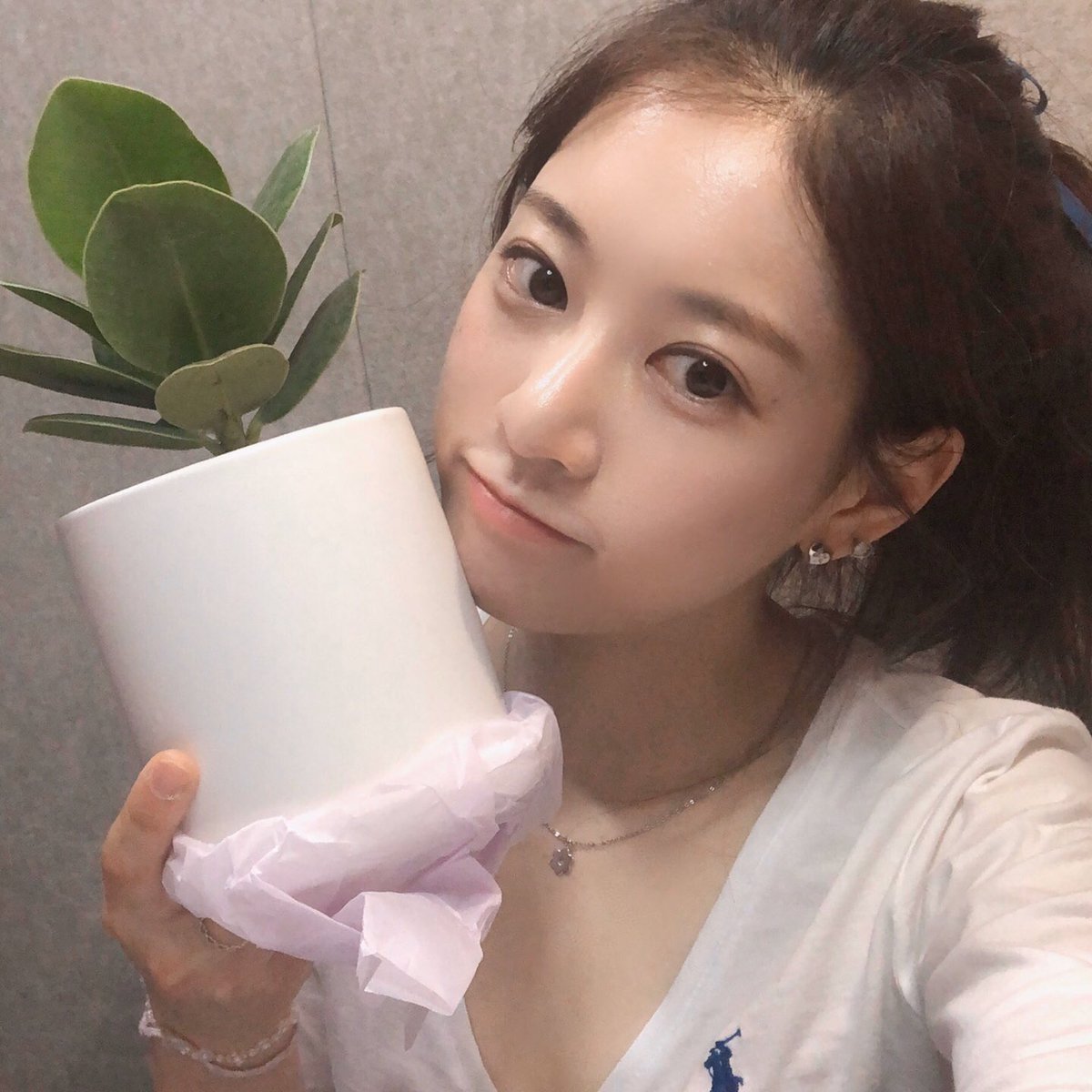 cherrybullet's tweet photo. [#보라 #BORA] 🍒💜
💘룰렛~!
한 달째 키우고 있는 ☘️연두예요!!

                        (안녕하세요
        🌳. . 。・゜ 연두입니다♡:-)
      (연두)

#CherryBullet #체리블렛 https://t.co/OqqNBcdH1L