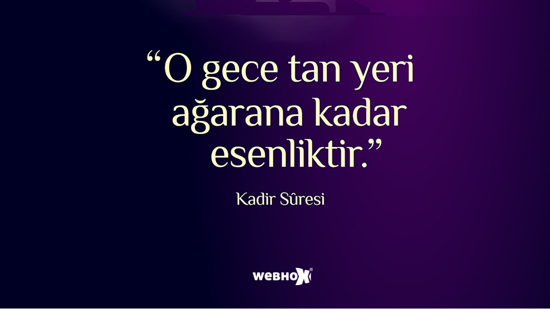 Kadir Gecemiz Mübarek Olsun!