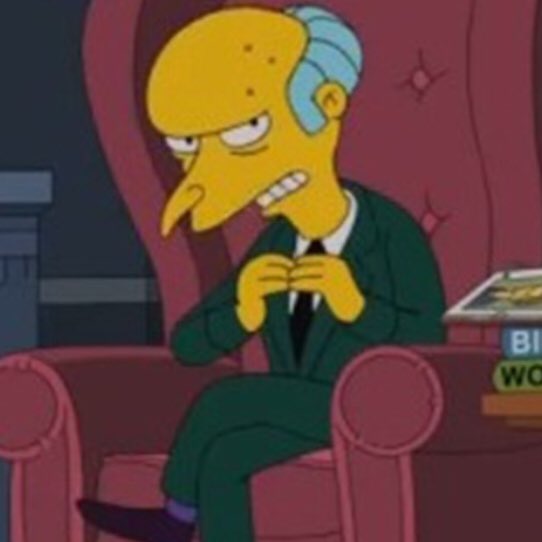 Nick Saban as Mr. Burns: