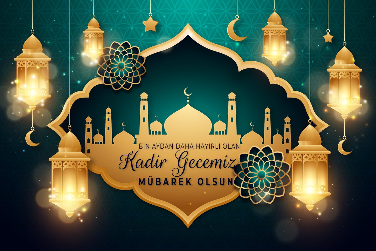 Şüphesiz, biz onu (Kur'an'ı) Kadir gecesinde indirdik. ﴾1﴿ Kadir gecesinin ne olduğunu sen ne bileceksin! ﴾2﴿ Kadir gecesi bin aydan daha hayırlıdır. (3) (Kadir Suresi 1-3)

Kadir gecenizi tebrik ederiz.  #Kadirgecesi