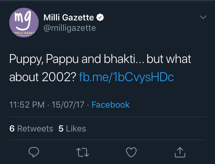 While world was living in 2017 and 2019, Milli Gazette was still stuck in 2002.Remember, this is published fortnightly newspaper, not some random handle. (5/n)