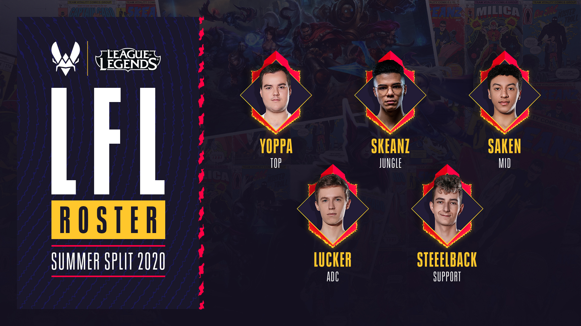 Team Vitality On Twitter Many Familiar Faces Form Our Summer Split Lfl Squad Their Combined Skills Experience And Hunger To Win Make Their Goal Extremely Clear Dominate Eu Masters Vforvictory Pending Riot