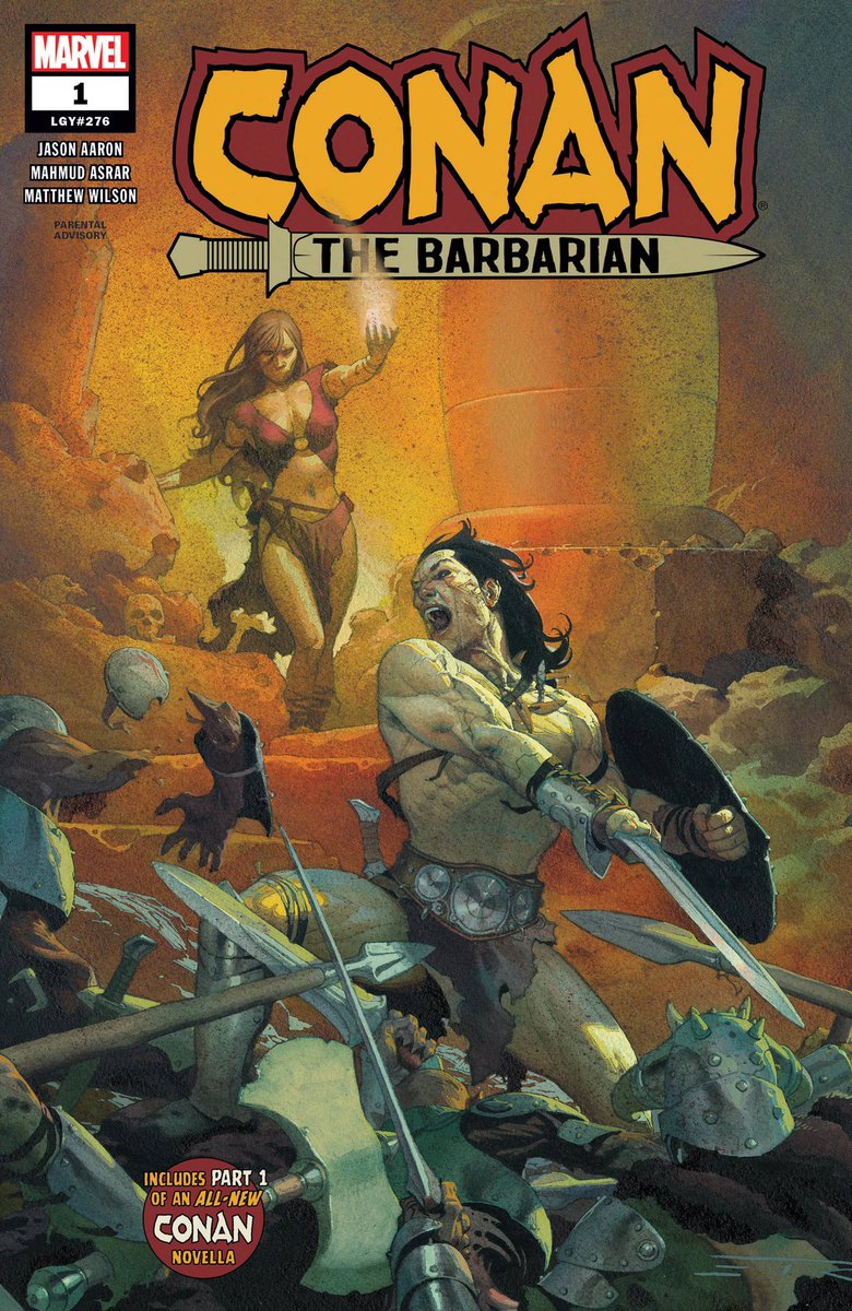 Another fine Conan story is “Black Starlight” by John C. Hocking that ran through CONAN THE BARBARIAN issues 1-12. It coincides with Hocking’s long due to be rereleased novel CONAN AND THE EMERALD LOTUS and the long due release of CONAN AND THE LIVING PLAGUE from  @perilousworlds