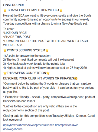 Bowls Development Alliance tweet media