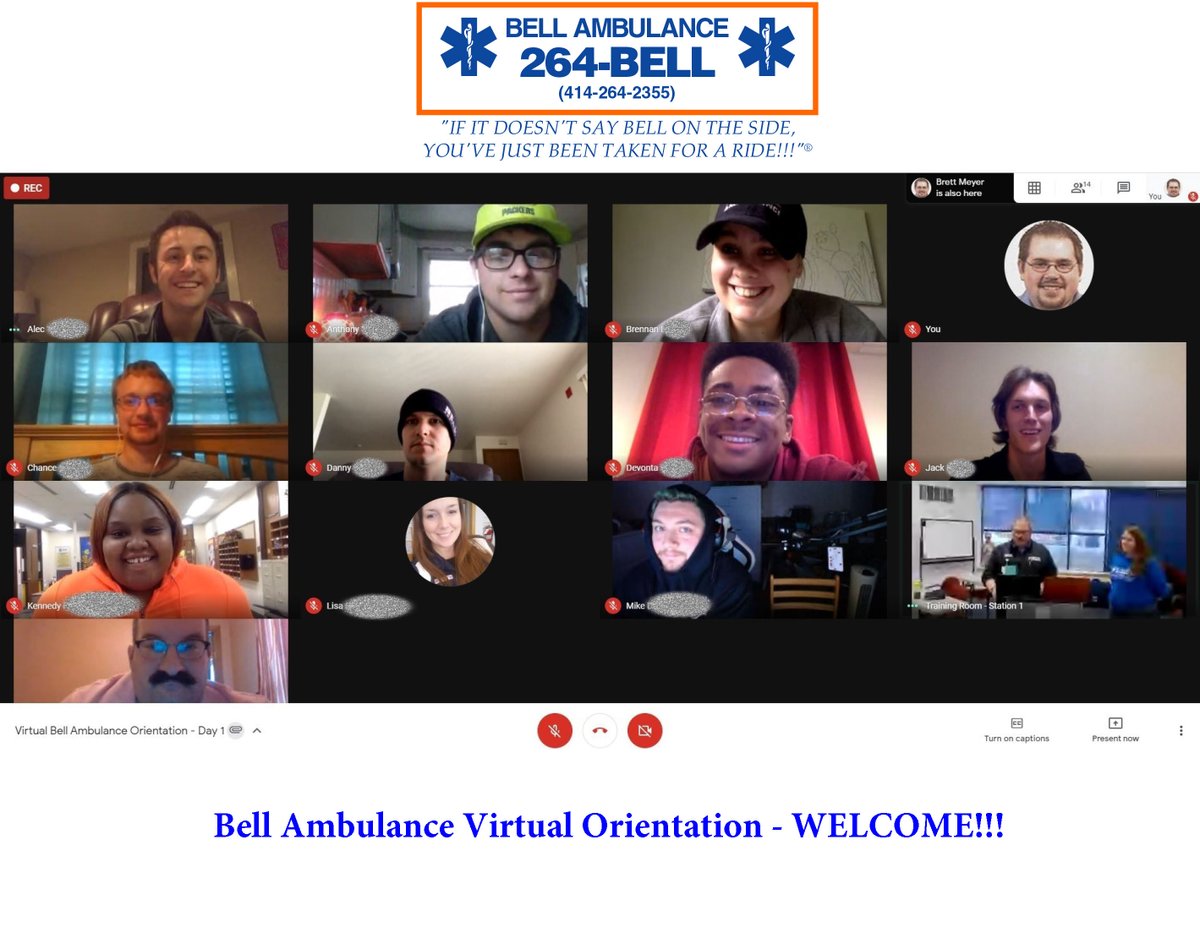 It's a #newworld! #virtualorientation #ems #emsstrong #alwaysopen #emt #paramedic #emsweek #newrecruits #welcome