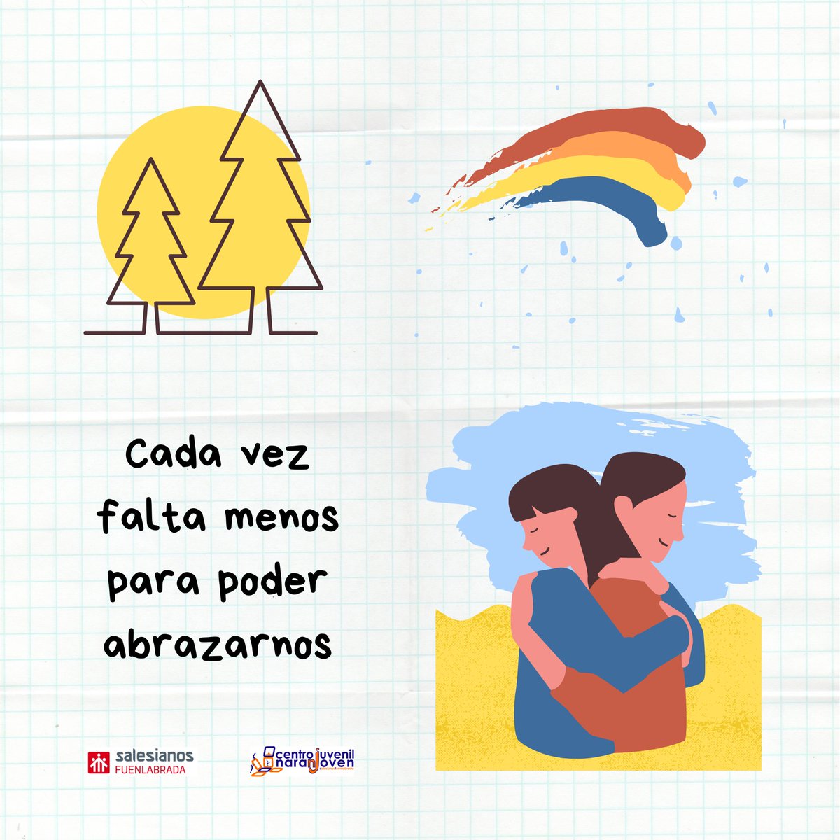 CJNaranjoven's tweet photo. Cada vez falta menos para poder abrazarnos. https://t.co/3X6wzmdbPH