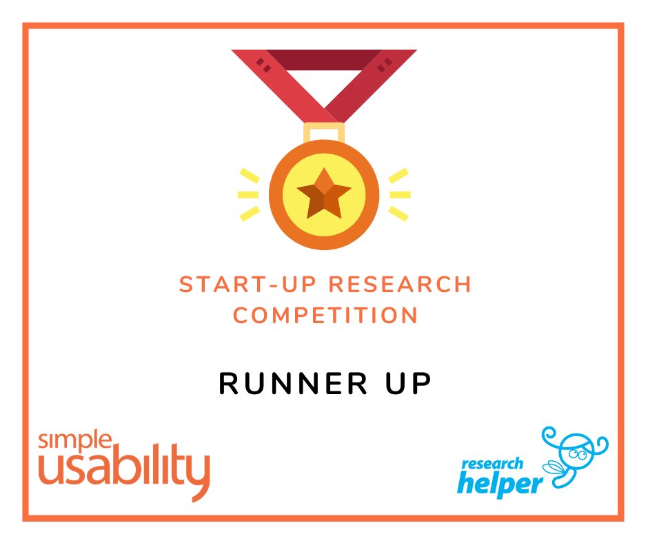 MicrobooksApp's tweet photo. Super excited to announce we were awarded 2nd place in the @SimpleUsability Start-Up Research Competition. So great to be recognised! 💙📘 https://t.co/TH0AFJraaI