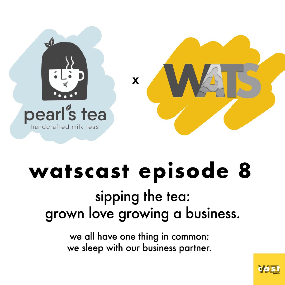 WATScastPodcast's tweet photo. Building a business from the ground up in under a year is hard but Ruby and Paul from Pearl's Tea did it with lots of blood, sweat, and TEA!⁠

Follow the link to listen to wherever podcasts are available!

https://t.co/3W4WWbPM5o

@WATSmedia #podcast #businesspodcast #aapi https://t.co/pe15uvgnQ5