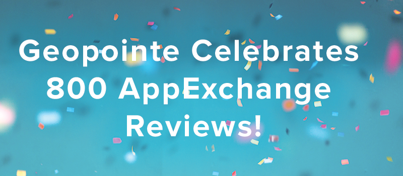 geopointe's tweet photo. In case you missed the news, Geopointe now has over 800 reviews on our @appexchange listing! Don't mind us, we're just over here doing a happy dance! Click to checkout some of our favorites! #appyness #apptastic
https://t.co/uJULZ1n3MZ https://t.co/PyoXhVLahE