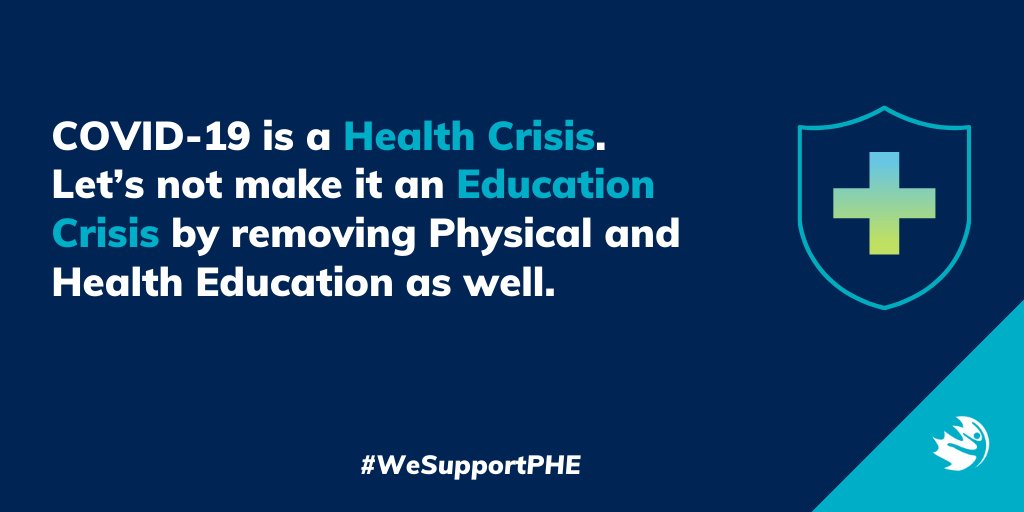 COVID-19 has changed the way that children and youth are living, and the education system has been greatly affected. We are calling for your support to include PHE in at-home and back-to-school learning directives in your province/territory. #WeSupportPHE

phecanada.ca/connecting/new…