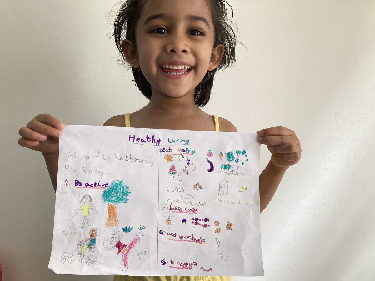 deeptigumpula's tweet photo. @PHIReception  Sahasra writing 5 points for healthy living 😃👍 https://t.co/ZAv31vNbCc