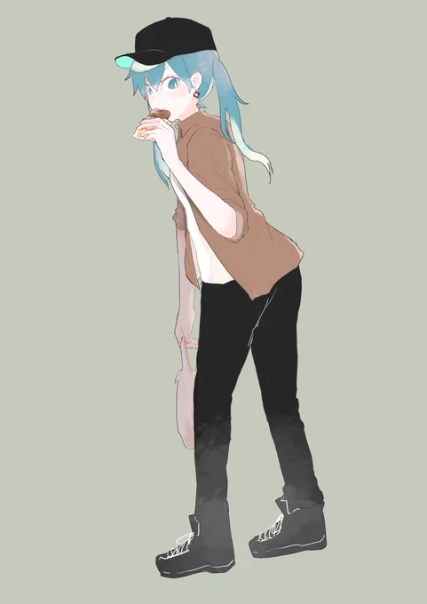 何かしら口に含まないといけない初音ミク 