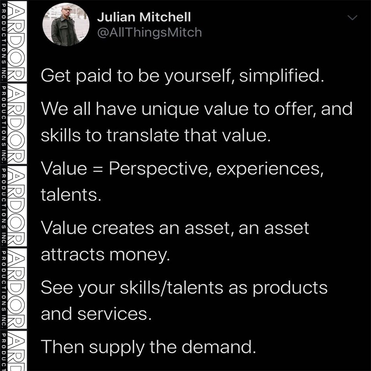 Great advice JM! #TipTuesdays #Value #RealTalk #BusinessMinded #BeYourself #Sales #Bereal #Yes #MoreOfThis #More #ArdorGivesAdvice #Tips #ListenUp