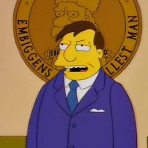 Will Muschamp as Mayor Quimby: