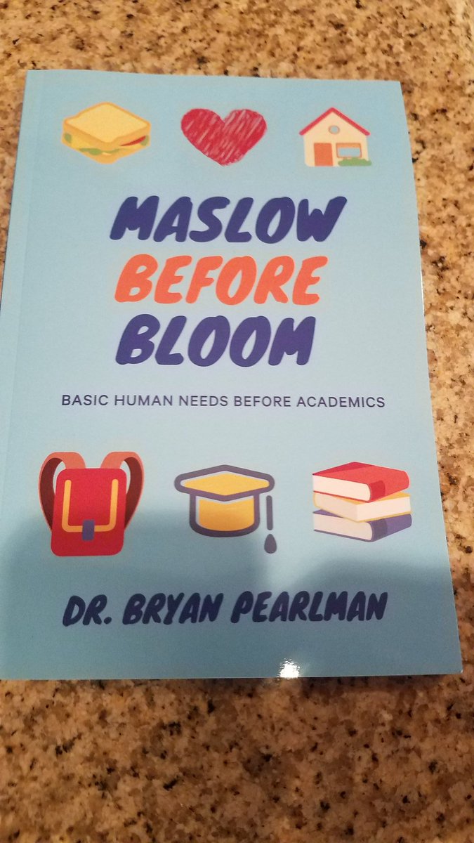 Look at what Awesomeness came in the mail! Thank you @DrP_Principal for writing this.  #MaslowBeforeBloom #admin2be #teamBCSD #CrazyPLN #altedchat