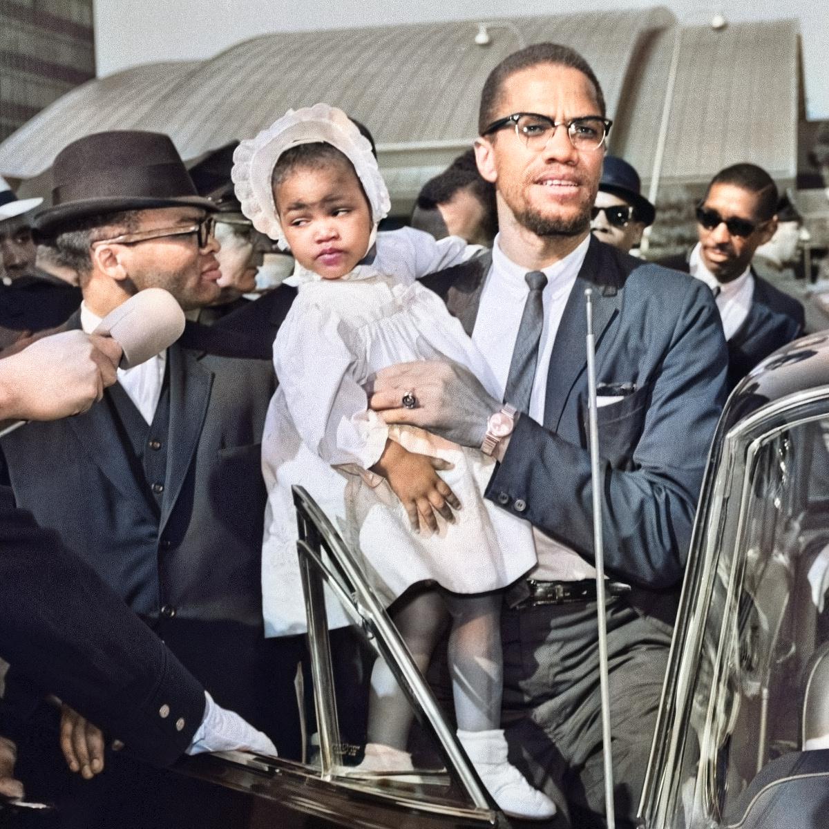 Malcolm X was born on this day 95 years ago. To commemorate Malcolm X's legacy we have colourised some of the most iconic photos and put them together with other full-colour photos of him.