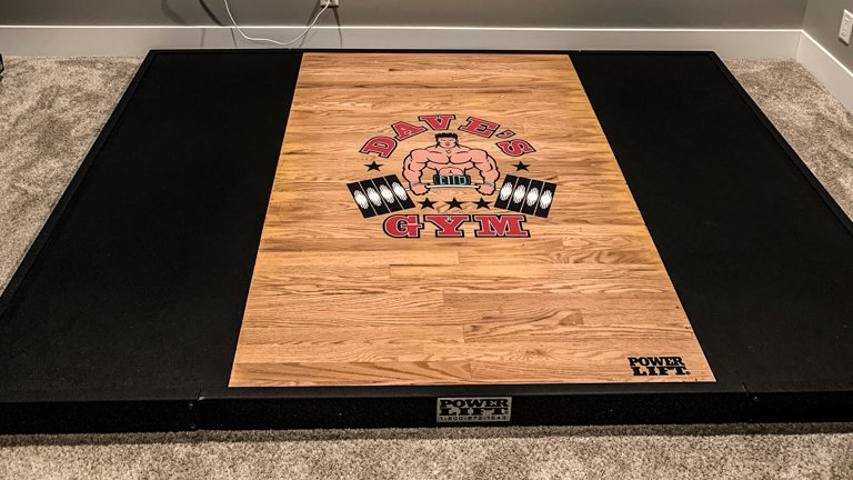 Who else needs a refurbished platform for their #homegym with their own custom logo?! #PowerLiftProud #Garagegym