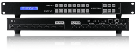 HDTVSupply's tweet photo. WolfPack #4K 8x8 HDMI #MatrixSwitcher 4K 30 with HDMI/HDCP 1.4 #WEBGUI Remote & Software Control 8-output EDIDs & 15 internal EDIDs Optional RTI, URC, Elan & #Control4Drivers Android & iPad Apps & 10-Presets. Call us at 833-965-3722 https://t.co/99wcYm3lzL https://t.co/TY9Irw0l4O