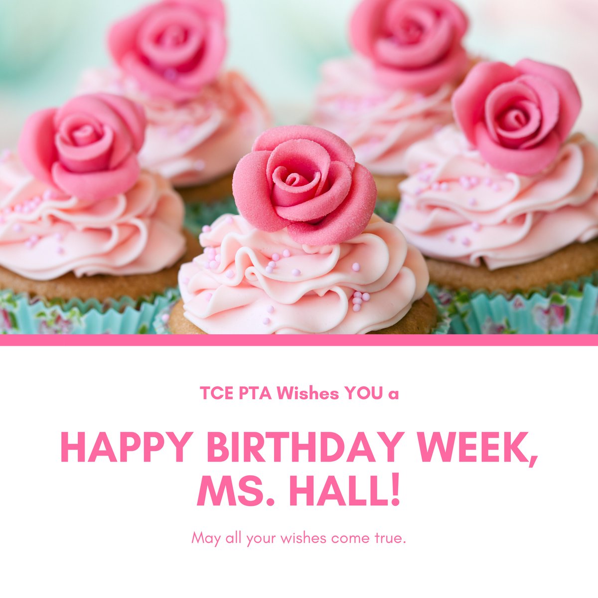 TimberCrElemPTA's tweet photo. Happy Happy Birthday Week, Ms. Hall!
We 💙 YOU! https://t.co/wEBWH2x4m9