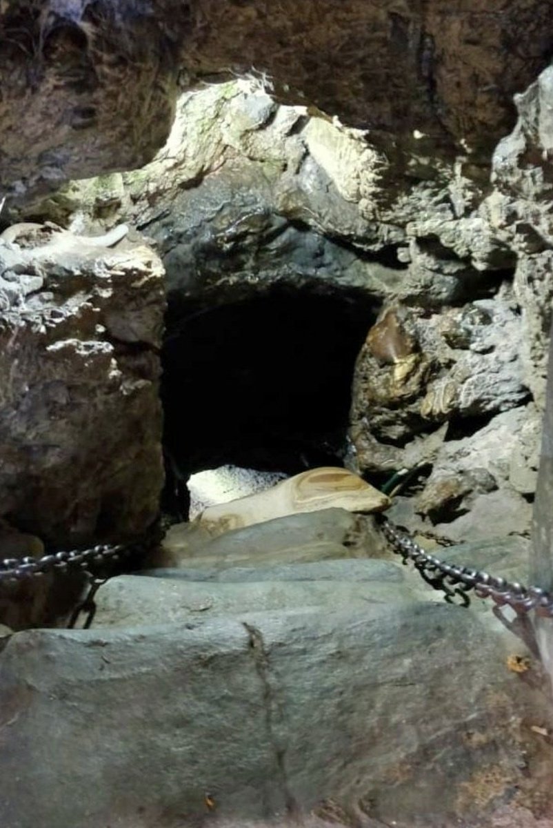 14Km from  #Gangolihat  #Pithoragarh there is a village  #Bhuvneshwar where this ancient  #Cave  #Temple  #Patal_Bhuvneshwar is located. This is the most amazing place in Hills of  #Kumaon Region in  #UttarakhandThis is not a single cave but a series of caves, main cave is 160m long