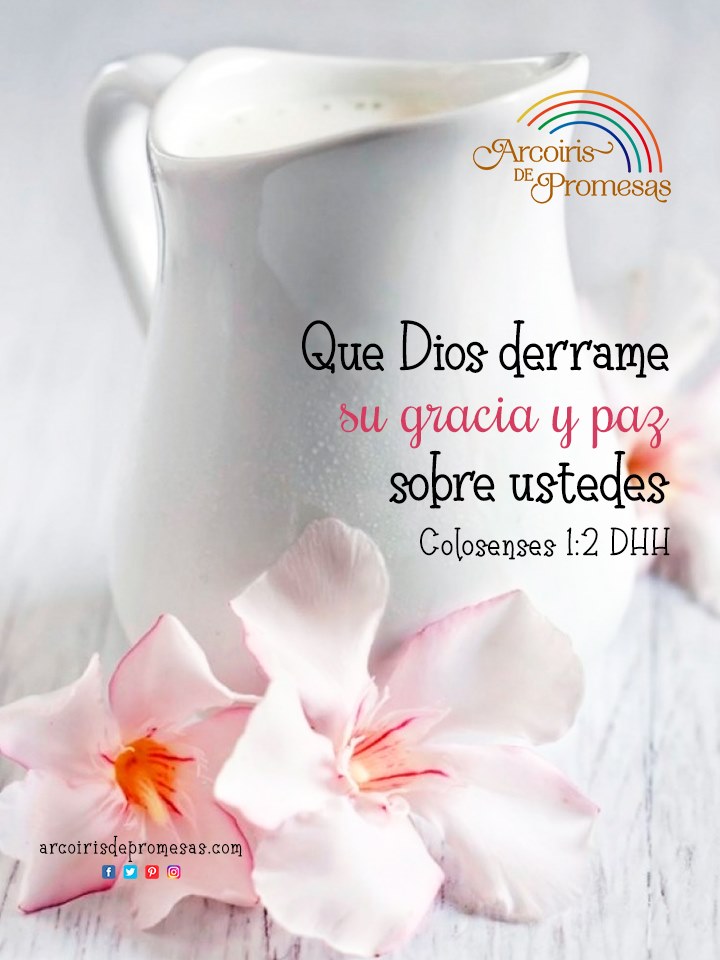 Loren Castillo on Twitter: "Que la Gracia y paz de Jesus sea con ustedes y  no permitamos que nada nos quite la paz este dia.????????️ Que Dios nuestro  Padre les conceda gracia