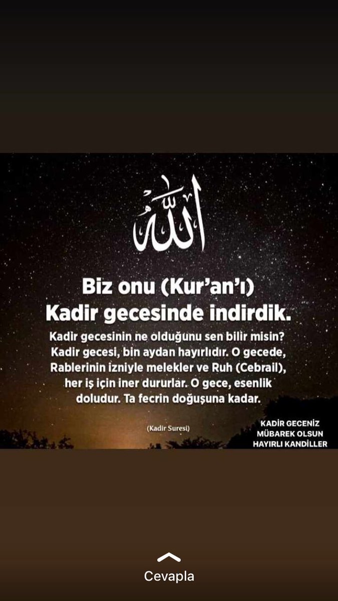 selman_960's tweet photo. Şükretmenin ve dua etmenin değerini hatırlatan bu günlerde, her şeyin gönlünüzden geçtiği gibi olmasını temenni ederim. Kandiliniz mübarek olsun. #KadirGecesi https://t.co/EduKoIuyy8