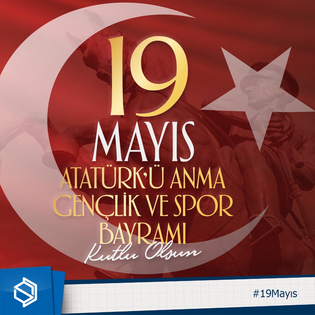 19 Mayıs Atatürk’ü Anma Gençlik ve Spor Bayramımız kutlu olsun!