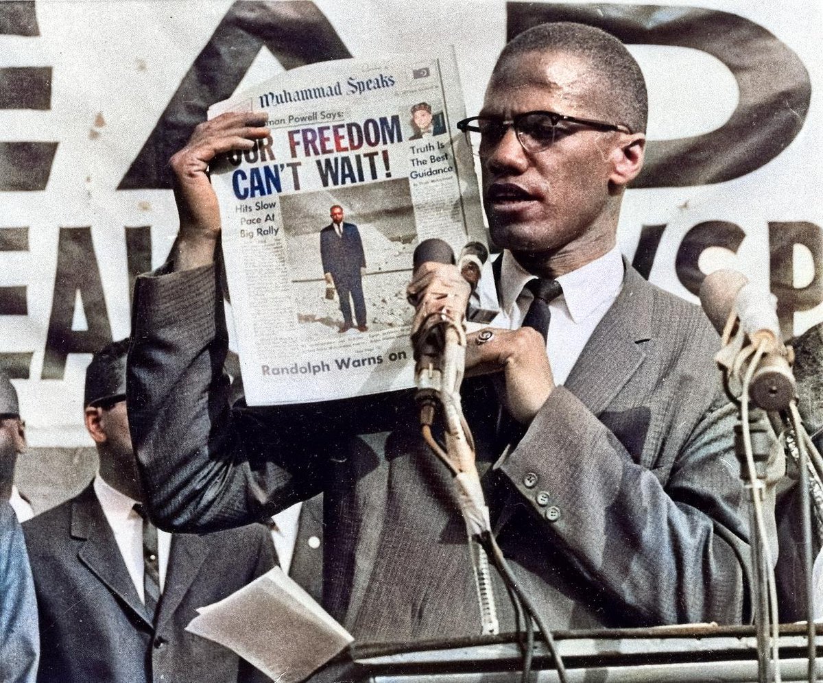 Malcolm X was born on this day 95 years ago. To commemorate Malcolm X's legacy we have colourised some of the most iconic photos and put them together with other full-colour photos of him.