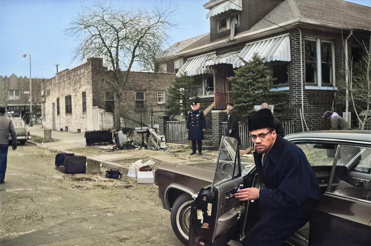 Malcolm X was born on this day 95 years ago. To commemorate Malcolm X's legacy we have colourised some of the most iconic photos and put them together with other full-colour photos of him.