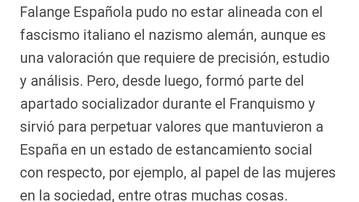 "Falange Española pudo no estar alineada con el fascismo italiano y el nazismo alemán, aunque es una valoración que requiere precisión, estudio y análisis."