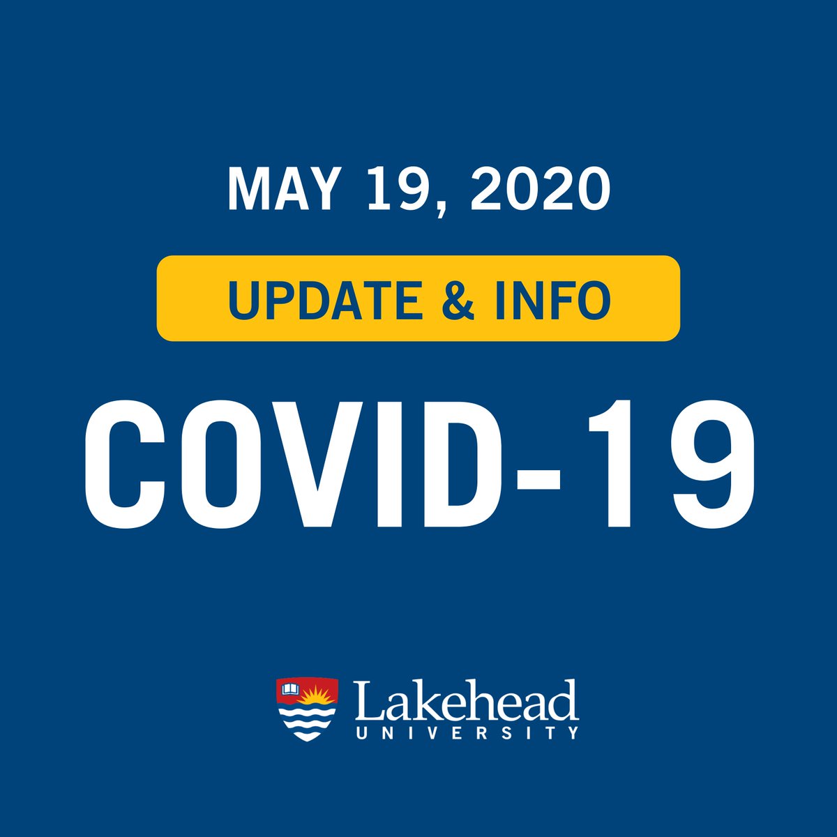 LakeheadOrillia's tweet photo. ICYMI: On Friday, President McPherson shared an important update regarding the university’s plans for fall 2020 and what that means for current students and future #thunderwolves.  

Visit https://t.co/gxP2jPbG62 for the detailed update. https://t.co/m2teCCLSms