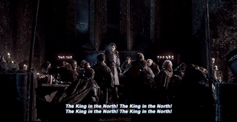 Robb was also the last Stark to be named the King in the North by his people (Jon was technically not a Stark so in this case he doesn’t count)
