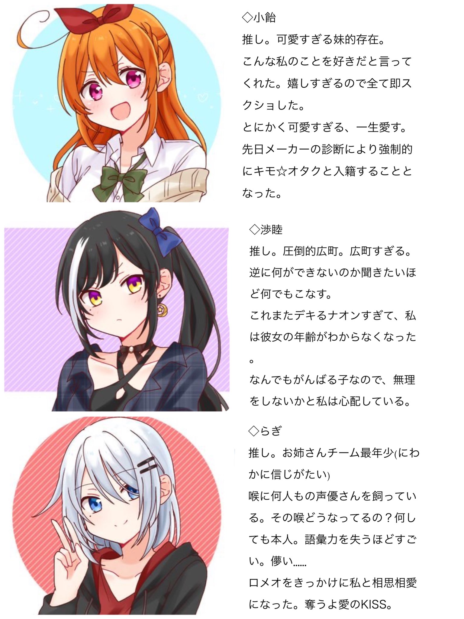 Pi ピナチャン ﾘﾄﾛﾏ Circleと私の相関図できました むちゃくちゃ言ってるけどどうか許してください T Co Thqnegqffx Twitter