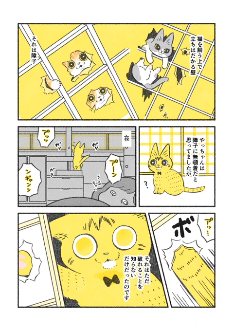 やっちゃんと障子 
