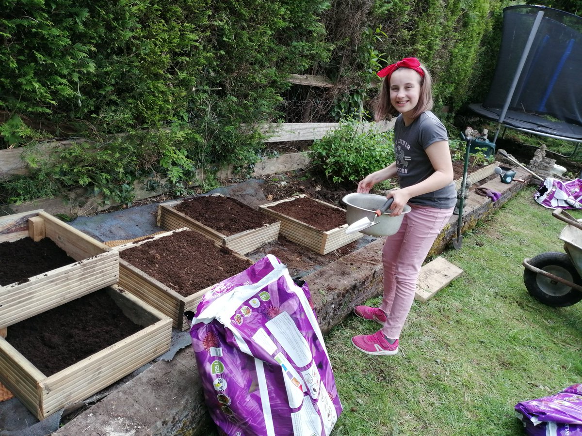 themrsjackbauer's tweet photo. Kids r so excited to see their seeds coming to life and being transplanted from the greenhouse to thiers beds. We have been tucking them in and feeding them each night, they also get the odd sing song. @washingborough @wash_lks2 @wash_uks2 https://t.co/iQNBaWceUc