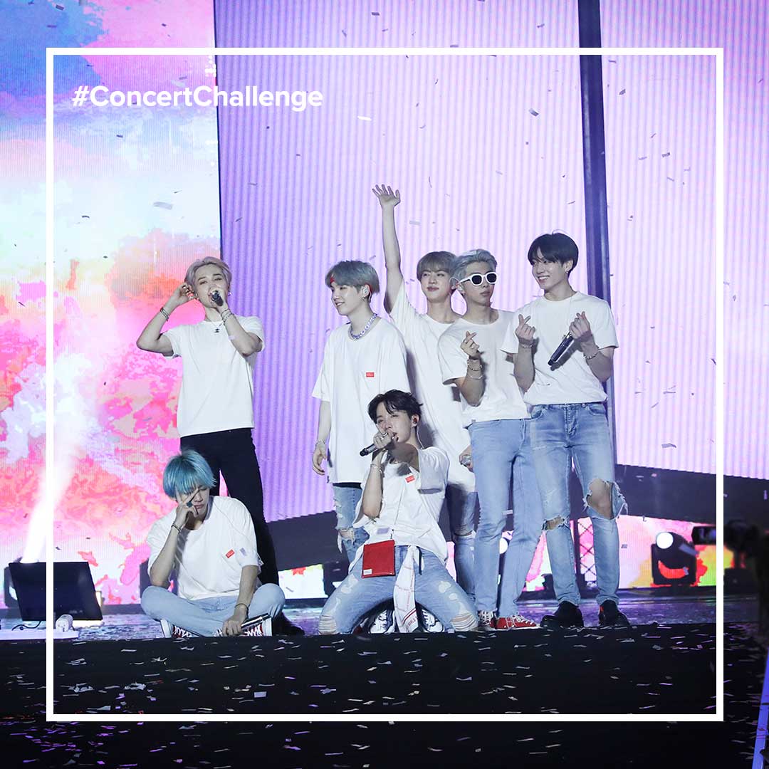 OneProductionSG's tweet photo. Did you make an eye contact👀 with ur fav BTS member or dance💃 your night out with BLACKPINK? We are sure the experience is unforgettable! Share with us a photo or video now and tag the friend who went with u! 

#throwback #concertchallenge #oneproductionsg #livenationsg https://t.co/AEB2SOzgN7