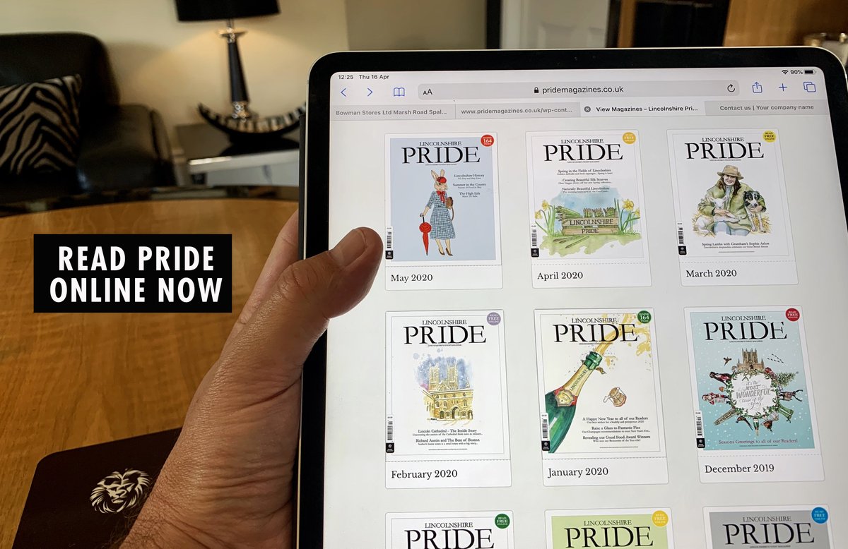 Not only can you read our latest magazines online, but we have a brand new FREE app you can download too! Head to the website  - pridemagazines.co.uk - download the latest edition, and read it offline wherever and whenever you like!
