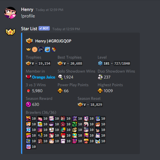 discord brawl stars commands