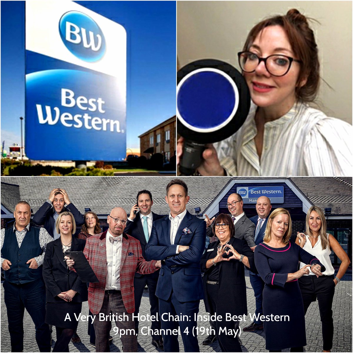 Storm_Post's tweet image. 'A Very British Hotel Chain: Inside #BestWestern' starts tonight at 9pm on @Channel4! Tune in to see a special behind the scenes look at Britain's largest independent hotel chain.🛎📺
@BestWesternGB
Narrated by @missdianemorgan / Produced by @plumpictures/ #RemoteVO Rec by Storm.