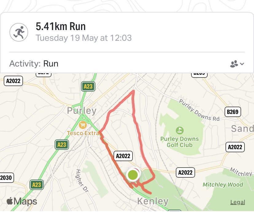kels131's tweet photo. @RiddlesdownPE #riddlesdownchallenge - 5km completed by Eden 7HHR for Phoenix! https://t.co/XG175V0kVl