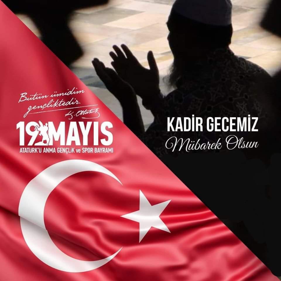 Hasany_53's tweet photo. 19 Mayıs Gençlik ve spor bayramımızı kutlar Bin Aydan Hayırlı Olan Kadir Gecemiz Tüm İslam Alemine Sağlık Mutluluk Huzur Getirmesi Dileklerimle armağan eder
Hayırlı Kandiller Dilerim https://t.co/TCzfqypLzZ