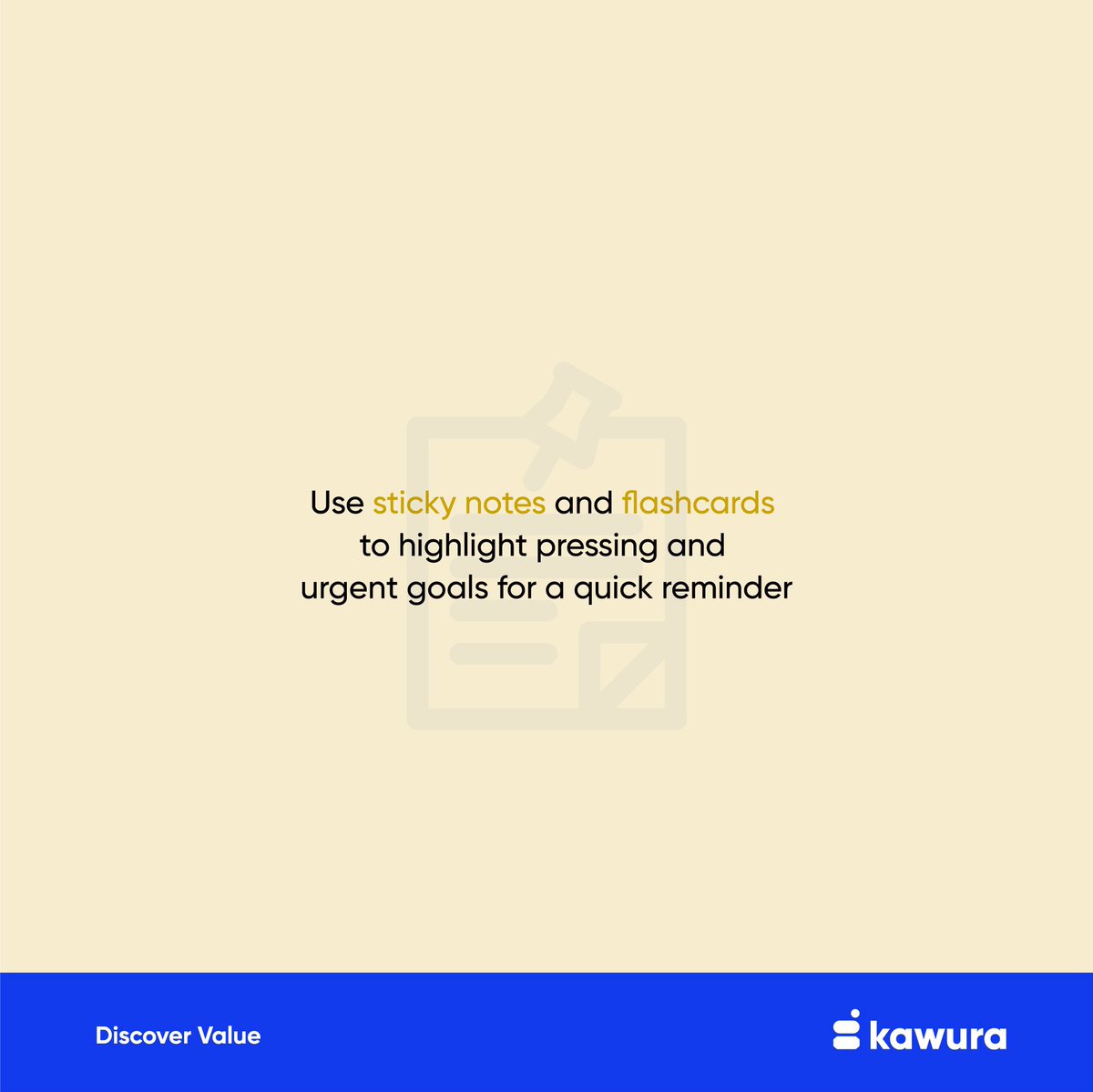 kawuraHQ's tweet photo. Memos are essential to track daily goals.
#kawura #discovervalue https://t.co/fWXUTPAapR