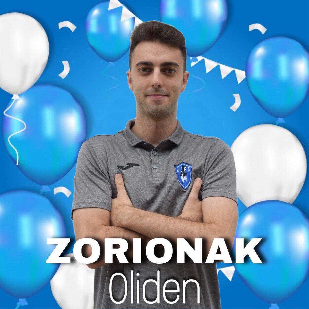 🎂 Hoy cumple años nuestro jugador Oliden!!!!!!

🎁🎈ZORIONAK!!! FELICIDADES!!!

#ZorionakOliden #VamosMiRayito
