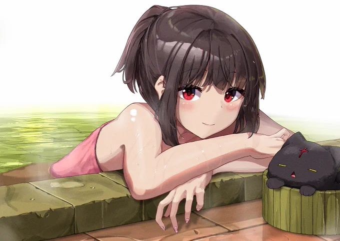 めぐみん おふろのすがた
#このすば 