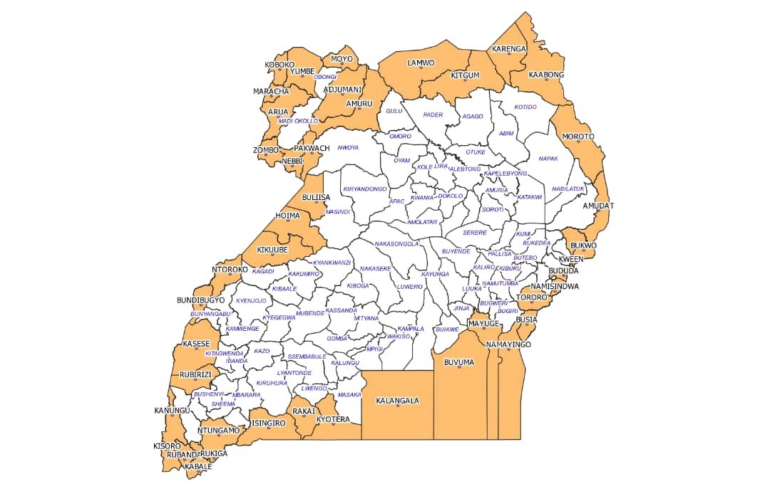 nyamadon's tweet photo. For those asking about border districts, here is a guide, in relation to the @KagutaMuseveni directive on public transport in these districts. @GCICUganda https://t.co/DjKbEr9r6u