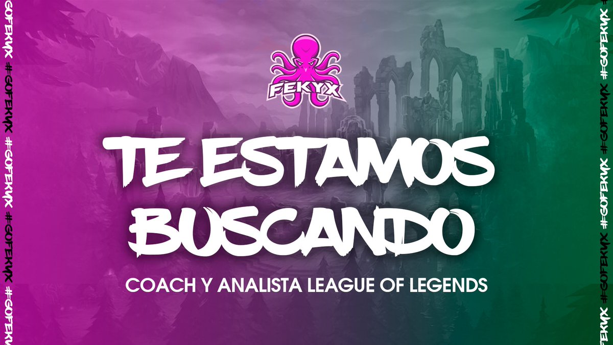 [#LeagueofLegends]

Buscamos #coach y #analista para nuestra squad. 🔍🐙❤️

Requisitos:
🔸Coach: especializado en microgame.
🔸Disponibilidad tarde/noche (+20:00)
🔸Experiencia previa.

@eSportsHelpRT
@EsportsAyudasRT
@AyudaJugador
@AyudaJugador2
@Promo_eSportsRT
@LookIVTeam